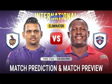 Abu Dhabi Knight Riders Vs Dubai Capitals Eliminator Match Prediction