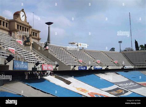 Olympic Stadium at Montjuic Barcelona Stock Photo - Alamy