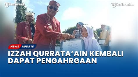 Izzah Qurrataain Peraih Juara Mtq Internasional Kembali Dapat