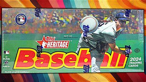 2024 TOPPS HERITAGE HOBBY BOX BASEBALL CARDS MIXERS YouTube