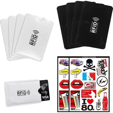 Baosroy Rfid Protection Carte Pcs Etui Carte Bancaire Anti Piratage