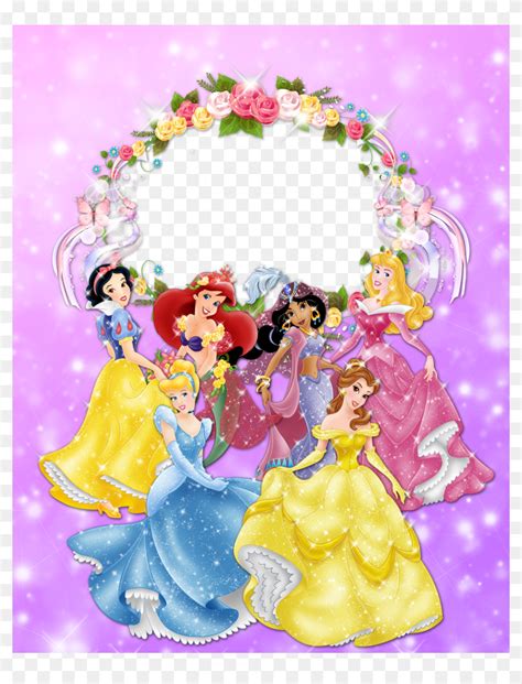 Nova Coleo Frames Princesas Disney Imagens Para Vector Hd Png