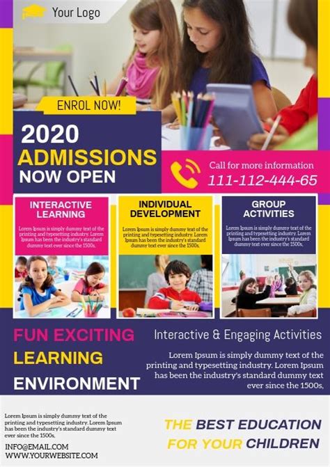 200 School Admission Open Poster Customizable Design Templates Postermywall Template School