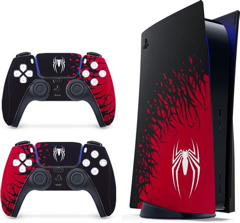 Regular Ps5 Disc Edition Nowskins Spider Playstation 5 Için Man Ps5 Kaplaması Ps5 Disc