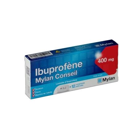 Ibuprofene Mg Mylan Viatris Boite Comprimes Pellicules