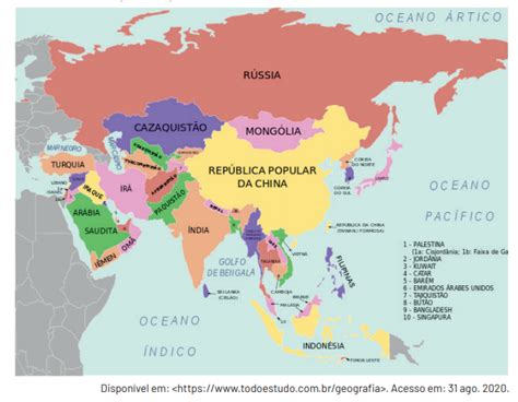 Blog De Geografia Quest O Pet Observe O Mapa E Responda