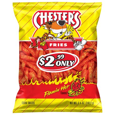 Chester S Corn Snacks Flamin Hot Flavored Fries Same Day Delivery Or Pickup Hornbacher S