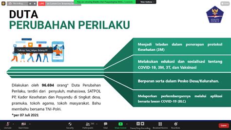 Mahasiswa Unas Siap Jadi Duta Gerakan Perubahan Perilaku Universitas