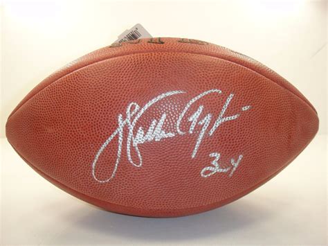 Autographed Walter Payton Football 34 Jsa Certified