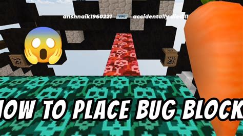 How To Place Bug Blocks In Skyblock Blockman Go Time Limited Event