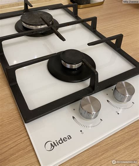 Газовая варочная панель Midea Q302GFD-WH - «Компактная варочная газовая ...