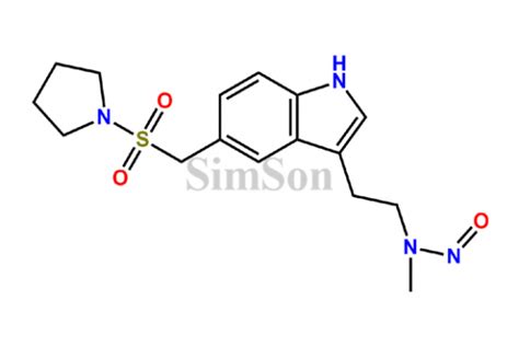 N Nitroso Desmethyl Almotriptan Impurity Cas No Na Simson Pharma