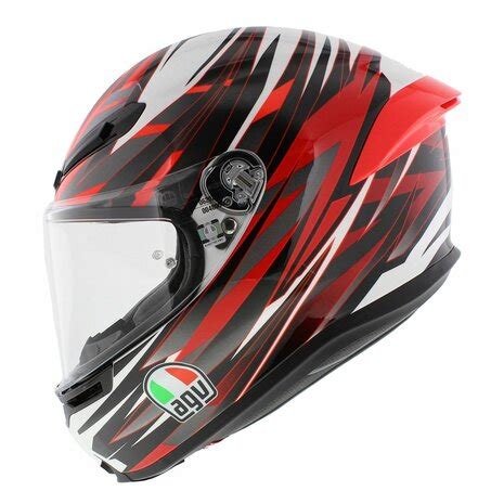 Agv K S Reeval Motorhelm Glans Rood Grijs Helmspecialist