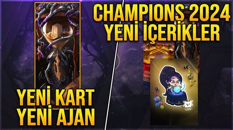 YENİ AJAN İÇİN KART YENİ ETKİNLİK BİLETİ ve CHAMPIONS 2024 DROPLARI