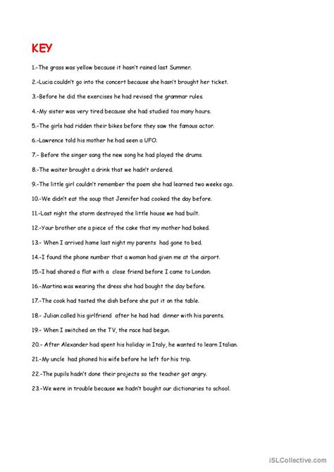 Past Perfect Or Past Simple English Esl Worksheets Pdf And Doc