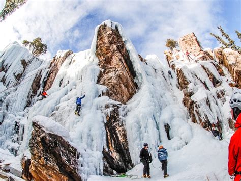 The Ouray Ice Park Peak Mountain Guides