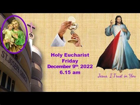 Live Holy Eucharist Live Holy Mass Am Fri December