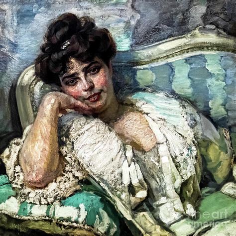 Portrait Of The Artist S Wife By Frantisek Kupka Painting By