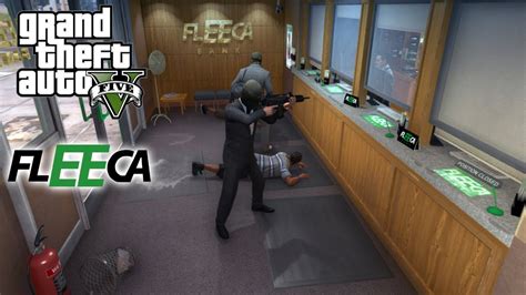 Gta V Bank Haist Fleeca Bank Robbery Grand Theft Auto Gta