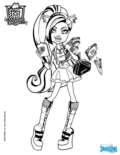 Monster High Coloriage Clawdeen Haut Coloriage Hd Images Et