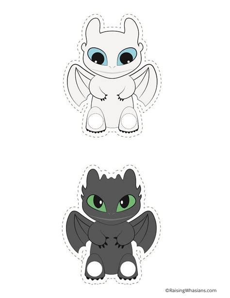 Free Printable Dragon Finger Puppets How To Train Your Dragon