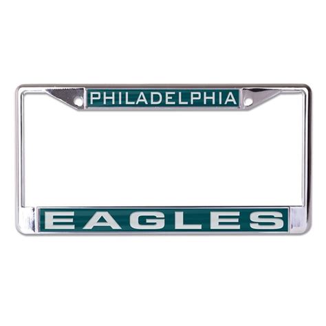 WinCraft Philadelphia Eagles Inlaid Metal License Plate Frame