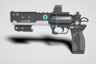 Sci-fi Revolver A6 - Free Download - Unity Asset Free