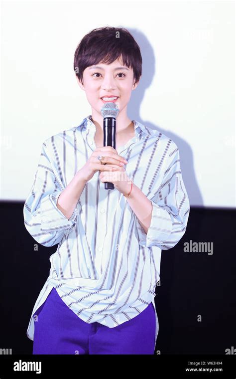 Chinese Actress Sun Li Attends A Fan Meeting Event For Her New Movie