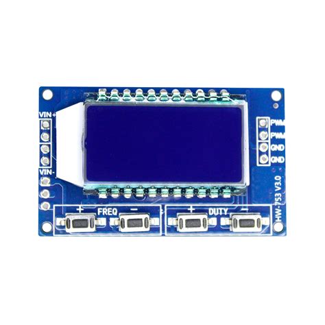 Gerador De Sinal Pwm Display Lcd Ajust Vel De Hz Khz