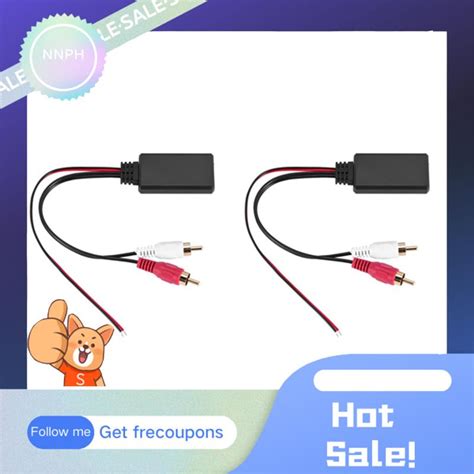 อะแดปเตอร์โมดูลบลูทูธไร้สาย Rca Aux Audio Cable 2 ชิ้น Shopee Thailand