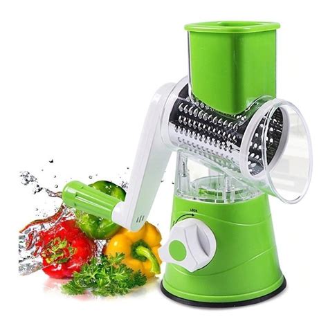 Tabletop Verde Cortador Fatiador Picador Ralador Legumes Shopee