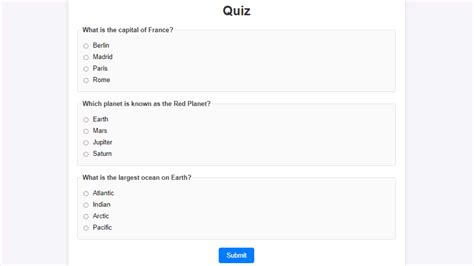 Create A Quiz App In Django Simple Guide