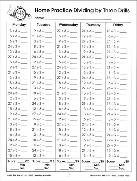 10 Times Table Activity