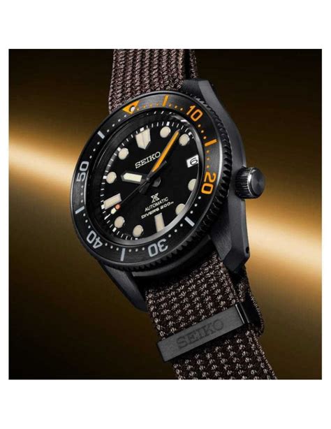 Montre Seiko Prospex Edition Limit E Black Series Plong E Automatique