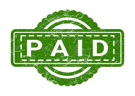 Paid Stamp Transparent