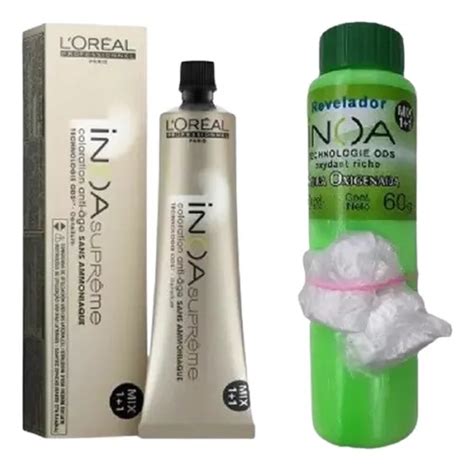 Kit Tintura Loreal Inoa Supreme Sin Amoniaco Inoa 60 G Envío gratis