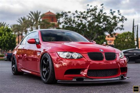 Bmw E92 M3 Red Bmw Bmw M3 Bmw Car