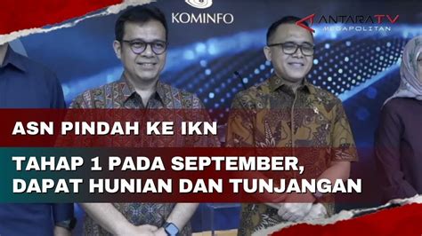 Asn Pindah Ke Ikn Tahap Pada September Dapat Hunian Dan Tunjangan