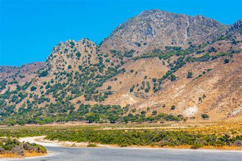 Landscape of Nisyros Volcano in Greece Stock Image - Image of crater ...