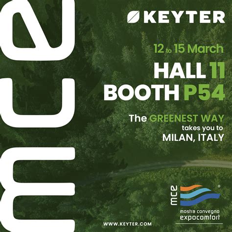 KEYTER exhibits at MCE Mostra Convegno Expocomfort 2024 - Keyter
