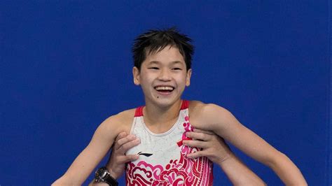 'I Was a Little Nervous': 14-Year-Old Diving Sensation Quan Hongchan on ...