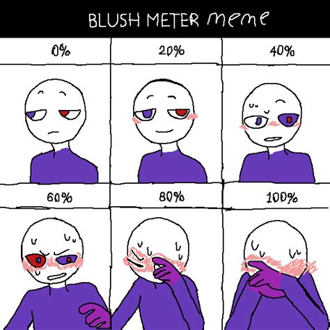 Pixilart - the blush meme by MR-E