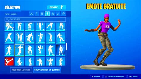 Fortnite New Emote Verve Nouvelle Danse Gratuite Youtube