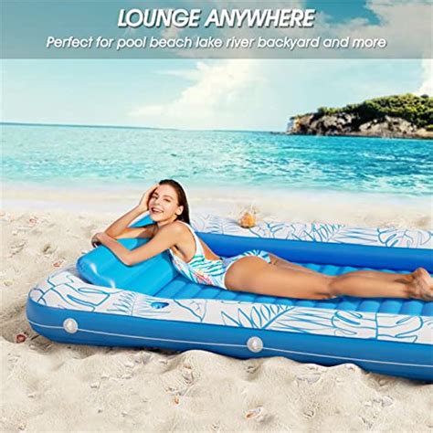 Inflatable Tanning Pool Lounger Float Jasonwell In Sun Tan Tub