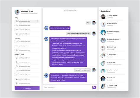 ChatBot ui design on Behance