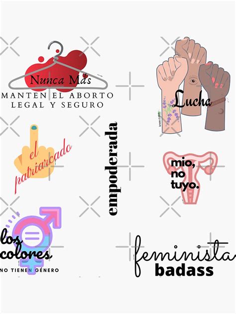 Feminista Sticker Pack Español Sticker For Sale By Nydiesita Redbubble