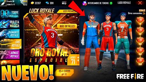 Oficial Esta Es La Nueva Oro Royale Especial En Free Fire Proxima