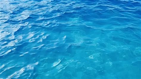 Captivating Blue Water Texture Of The Sea S Surface Background Ocean