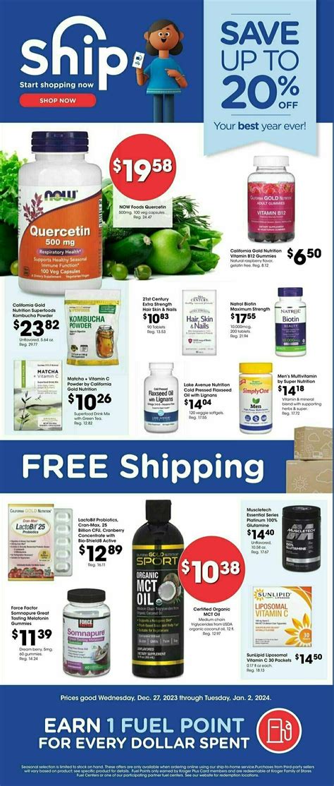 King Soopers Ship To Home Weekly Ad Deals From December 27