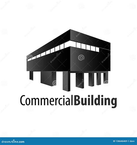 Commercial Building Logo Concept Design Symbol Graphic Template